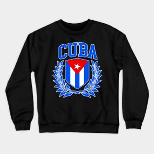 Collegiate Cuban Coat of Arms Crewneck Sweatshirt